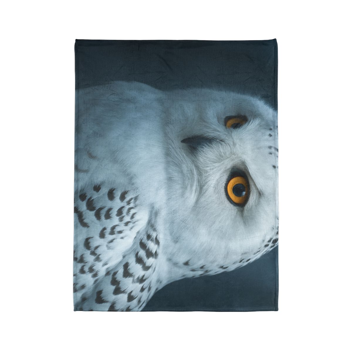 Midnight Watch Snowy Owl unique gift blanketscustom blankets