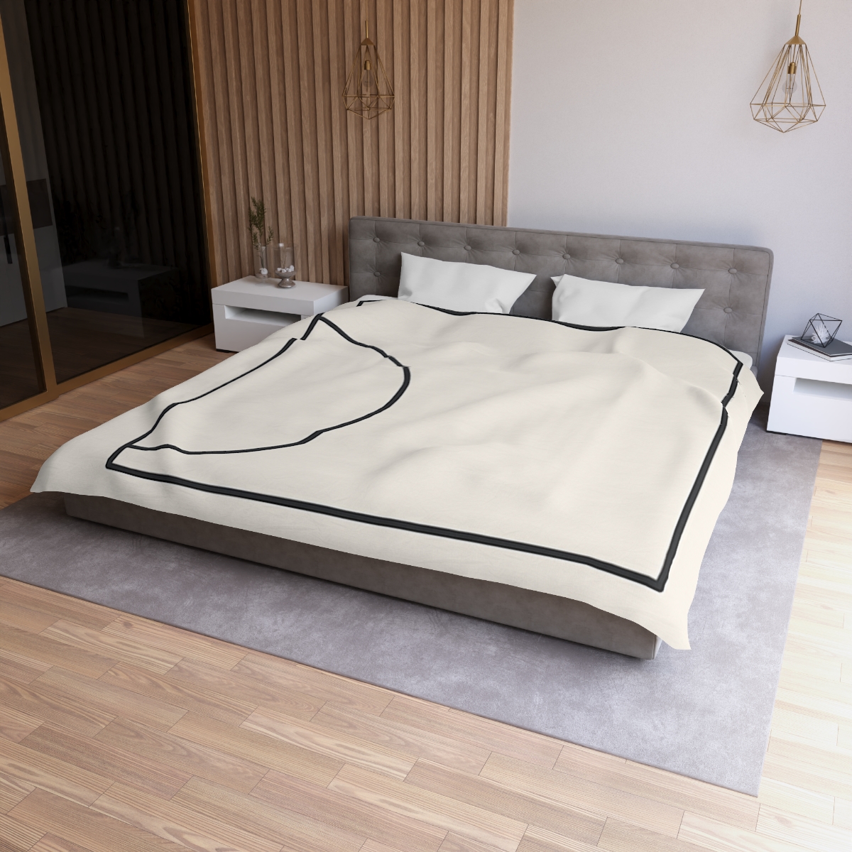 Open Frame With Offset Arc stylish duvet covers
