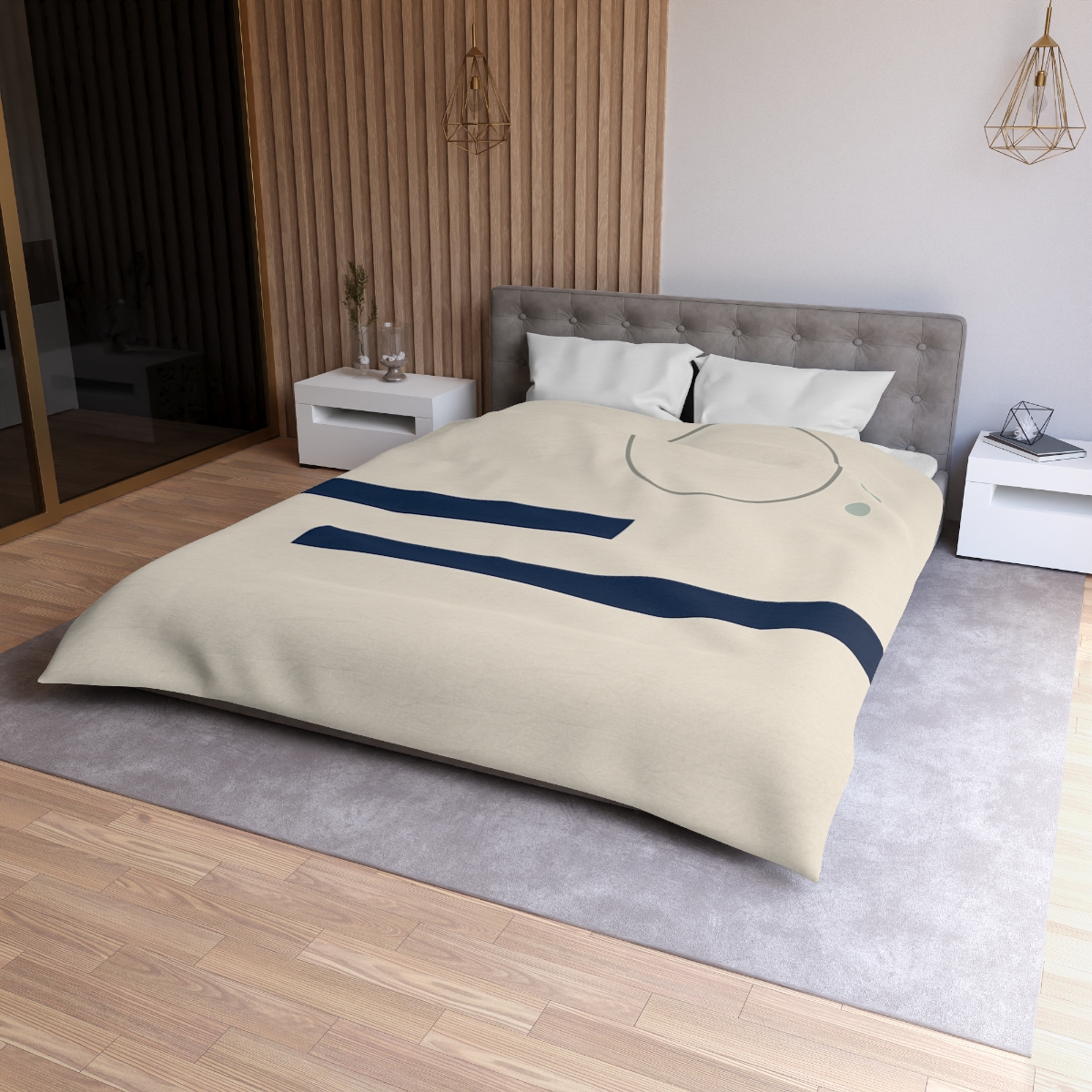 Twin Bars And Quiet Dot Cluster stylish duvet covers