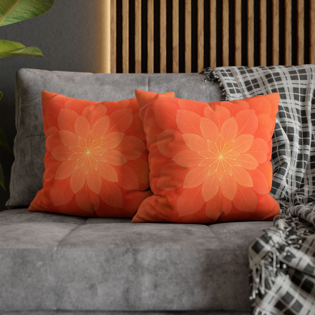 Petal Radius Kaleidoscope stylish decorative pillowcases