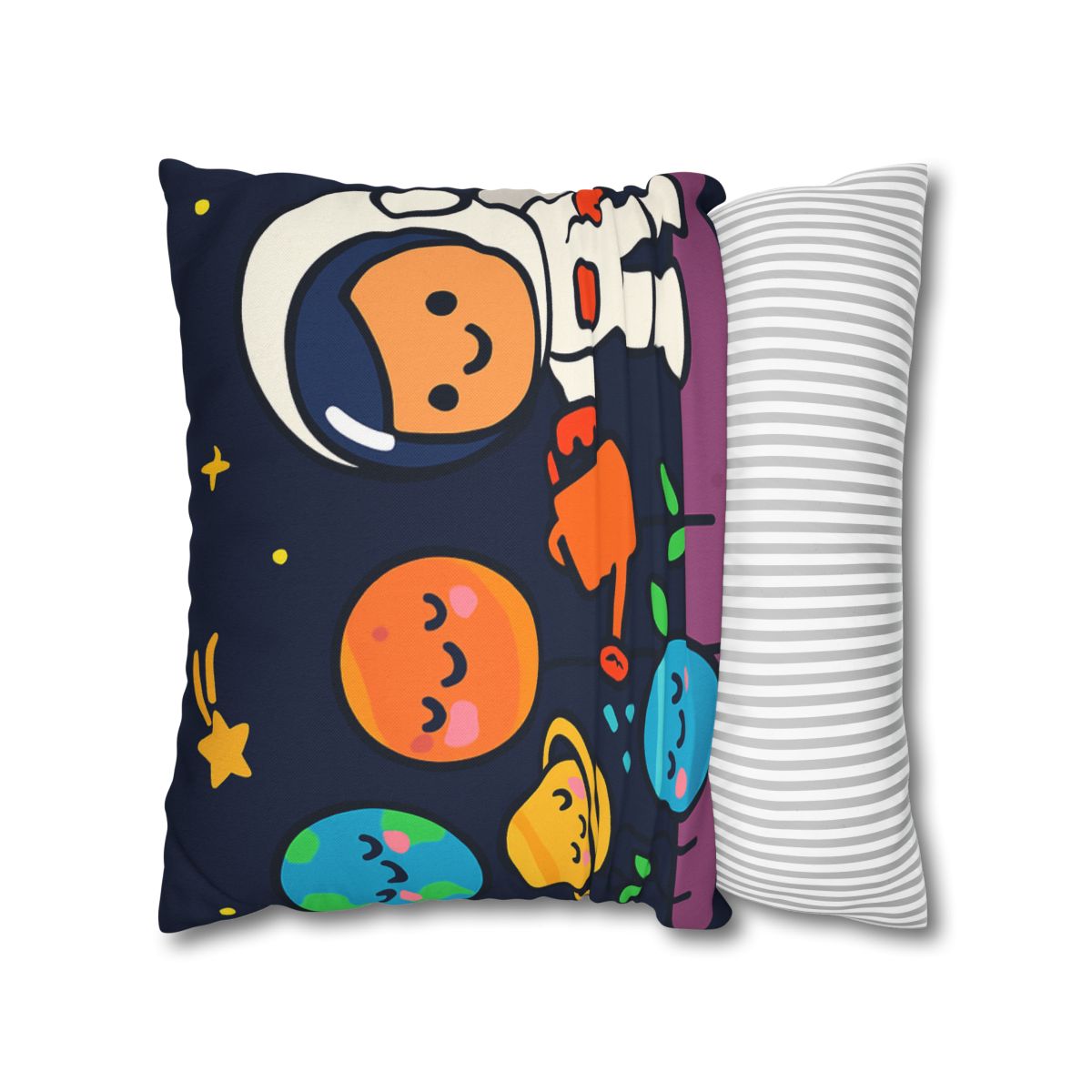 Galaxy Garden Of Friendly Planets comfortable bedding pillow covers