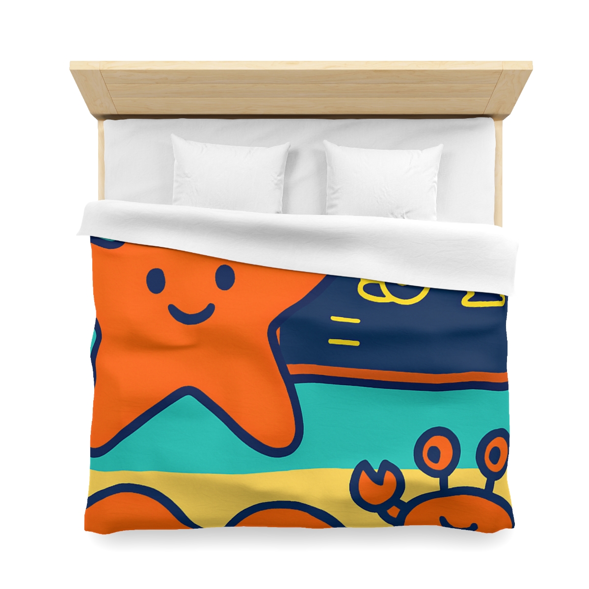 Starfish Science Class personalized bedding duvets