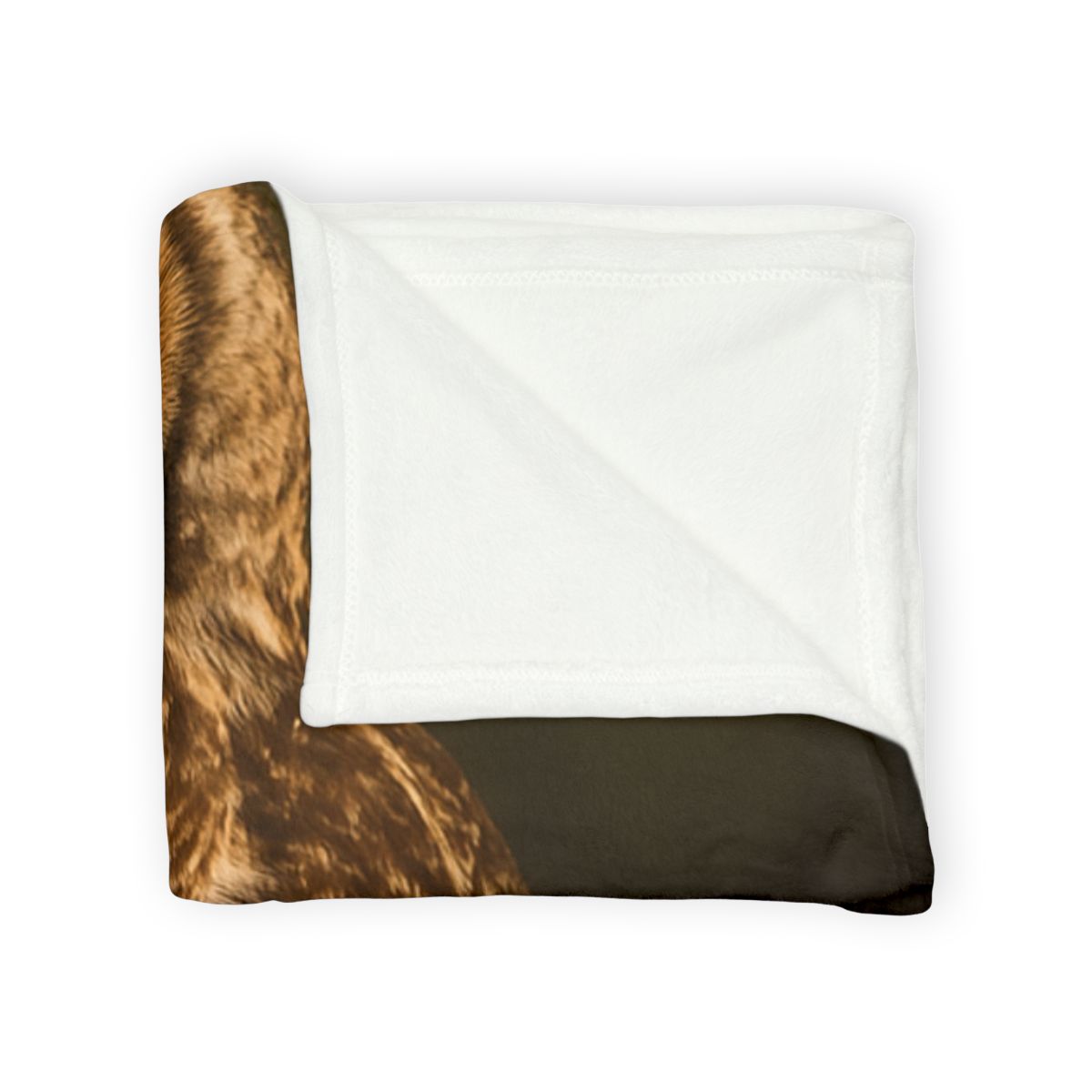Nebula Gaze Great Horned Owl personalized cozy blankets