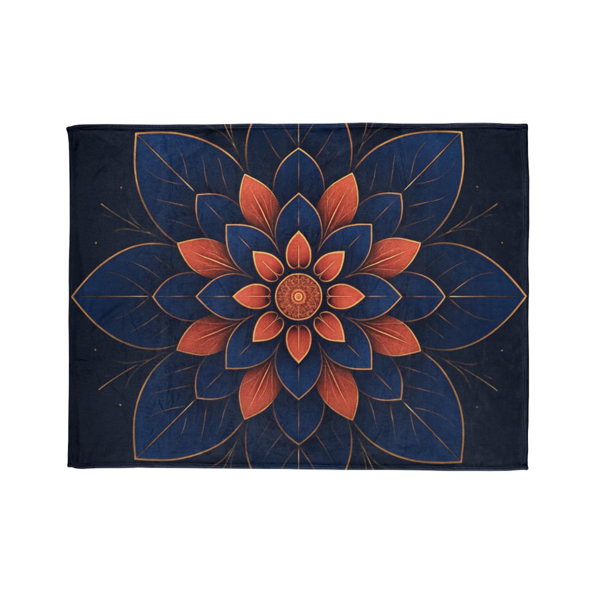 Petal Prism Medallion stylish throw blankets