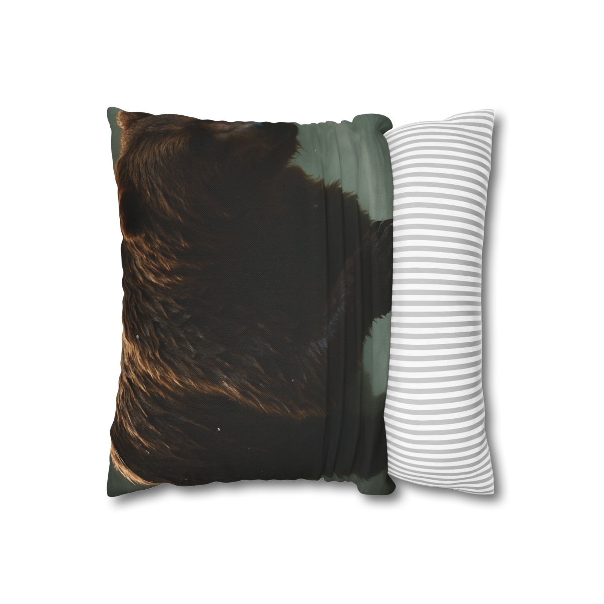 River King Grizzly Bear personalized pillow covers