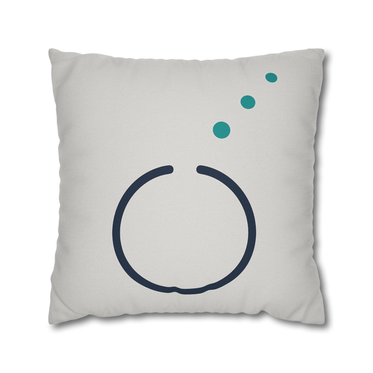 Split Ring And Ascending Dots stylish decorative pillowcases