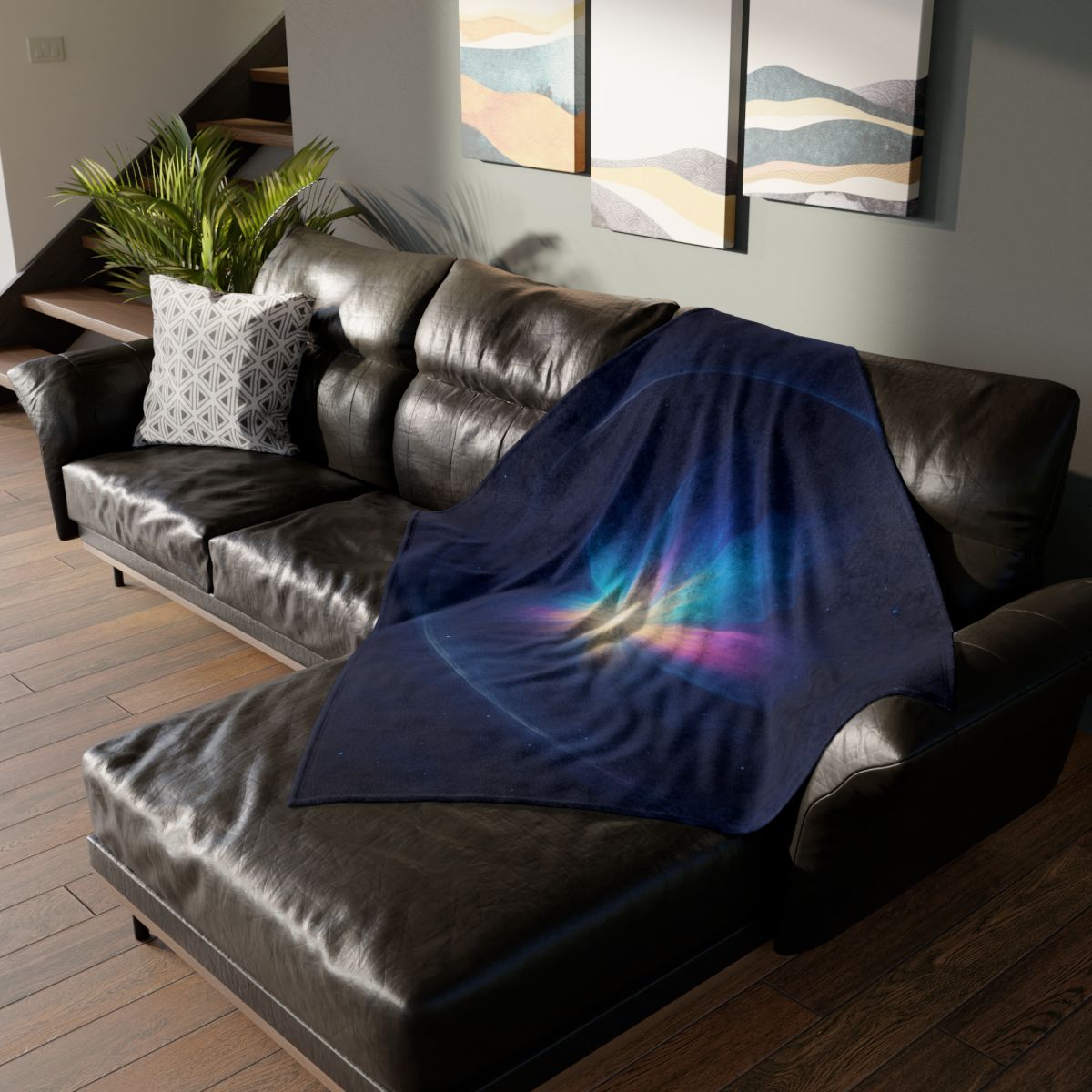 Prismatic Lensing Bloom trendy patterned blankets