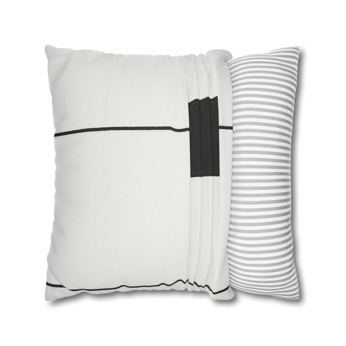Offset Frame And Inner Square Pause trendy patterned pillow cases