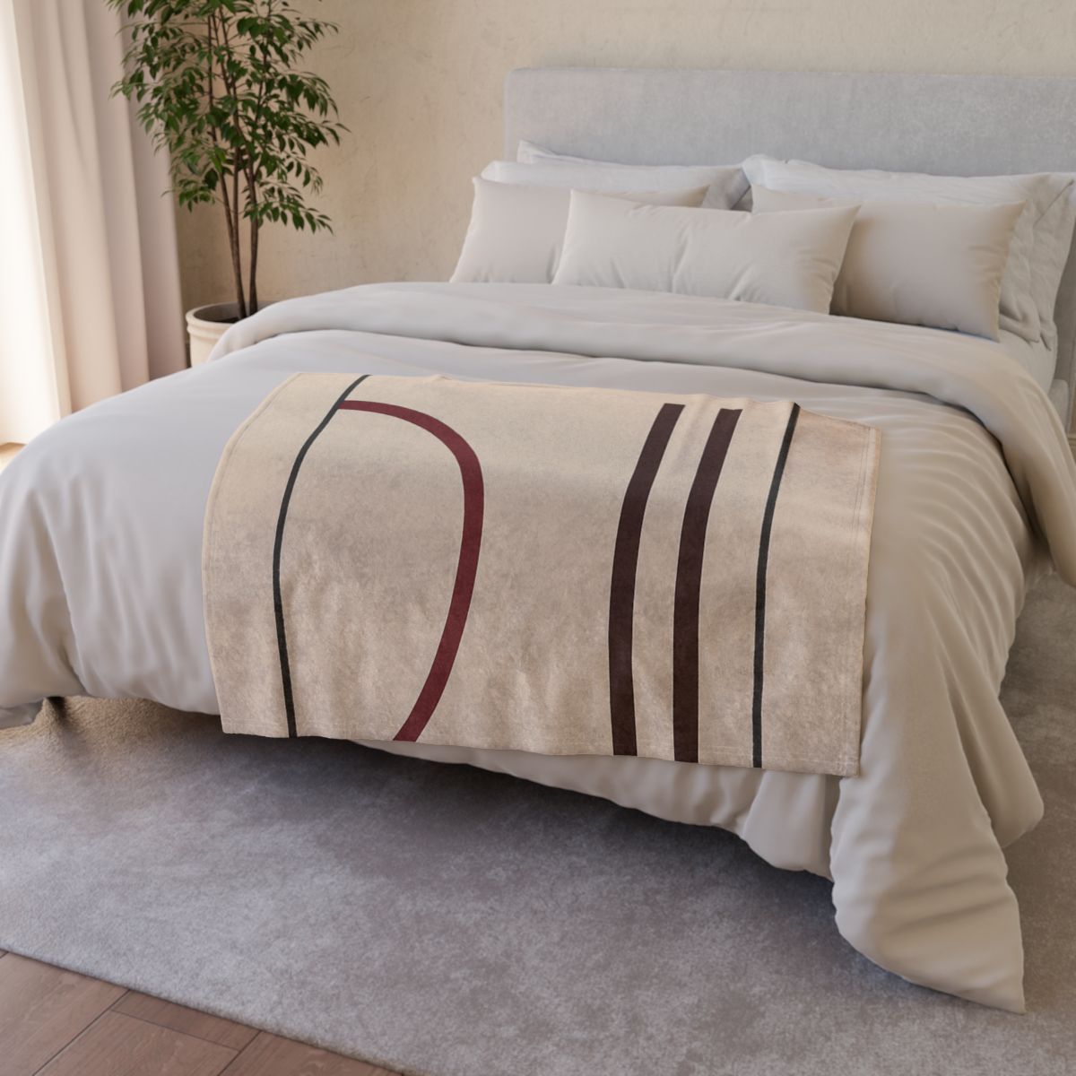 Framed Arc And Twin Columns stylish throw blankets