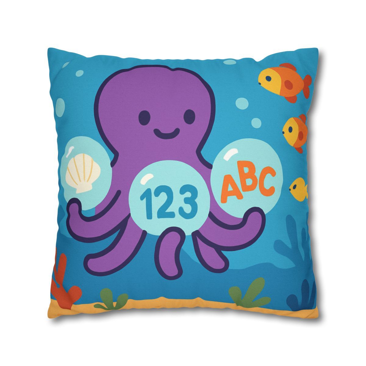 Octopus Library Of Bubble Books trendy patterned pillow cases