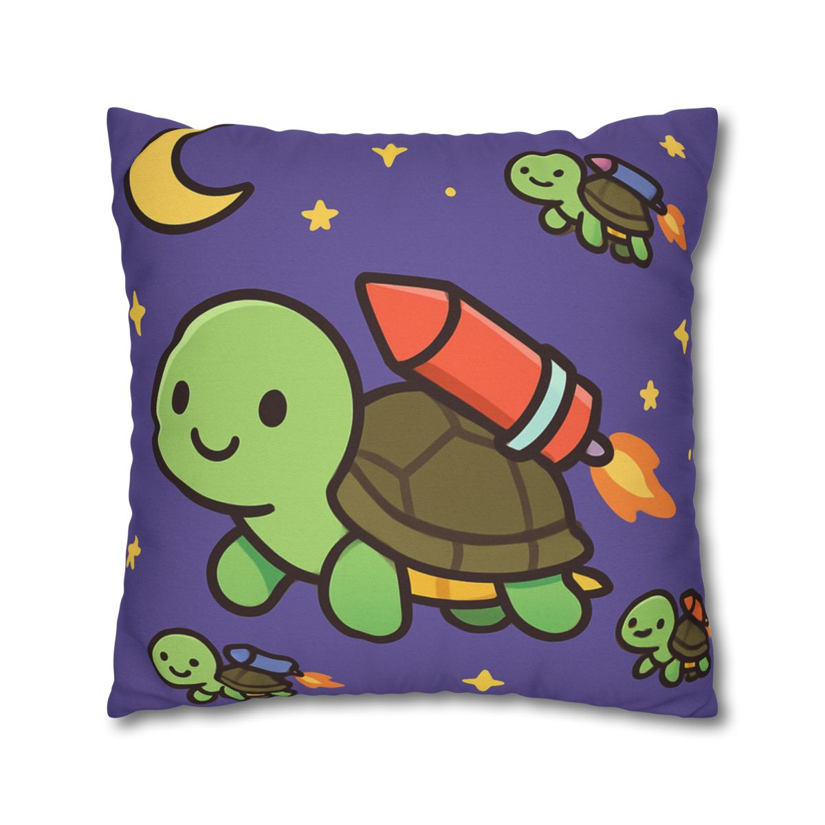 Rocket Powered Turtle Parade custom pillow cases