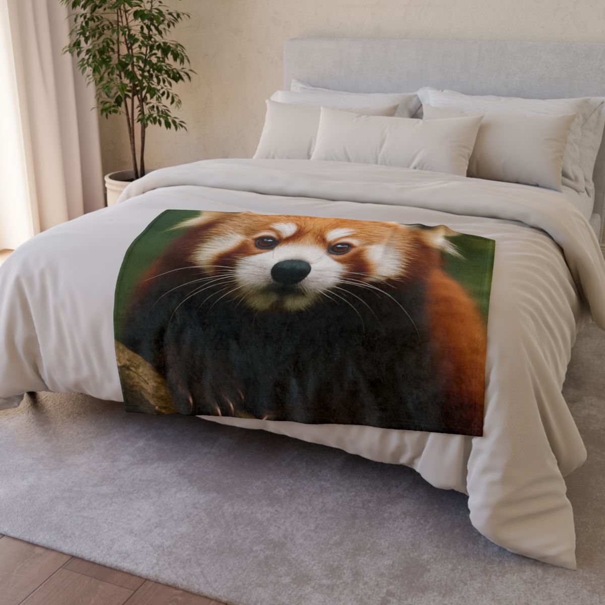 Bamboo Climber Red Panda decorative home blankets