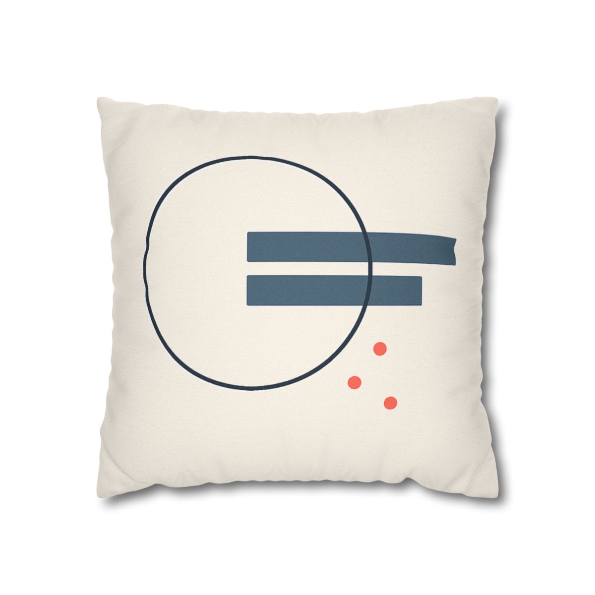 Offset Ring With Split Bars designer print pillow cases