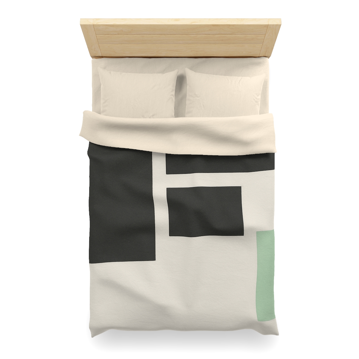 Offset Rectangle Quartet designer printed duvets