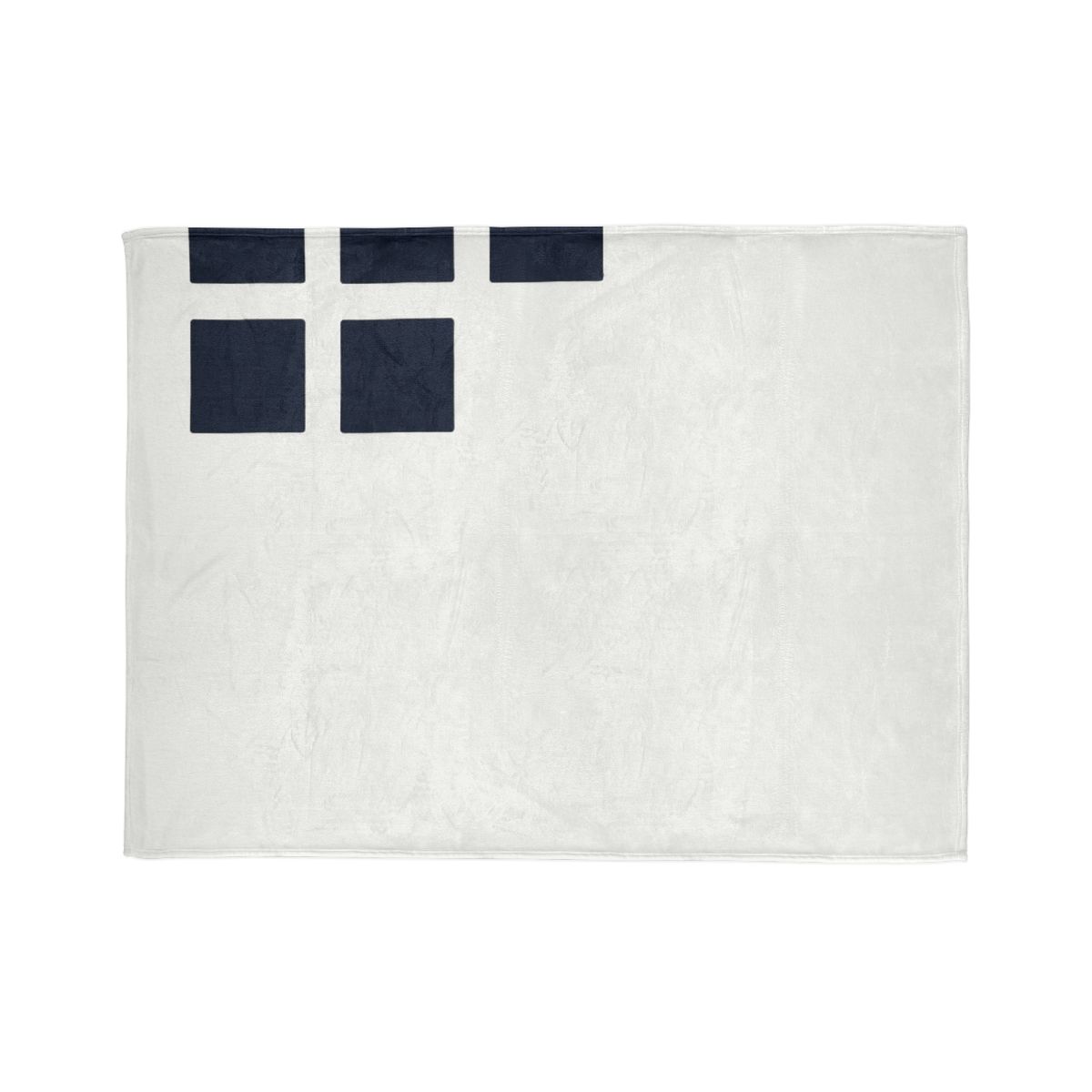 Corner Grid With Missing Star trendy patterned blankets