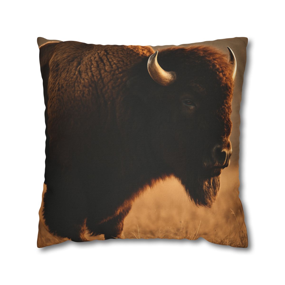 Prairie Thunder Bison soft cotton pillow cases