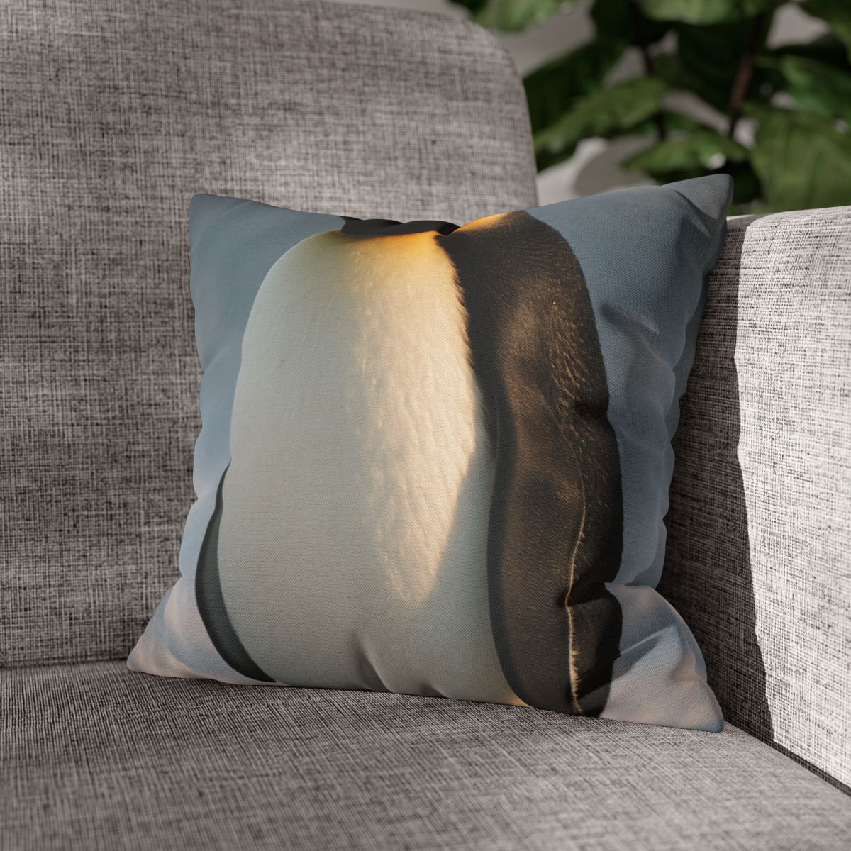 Aurora Drift Emperor Penguin unique gift pillow cases