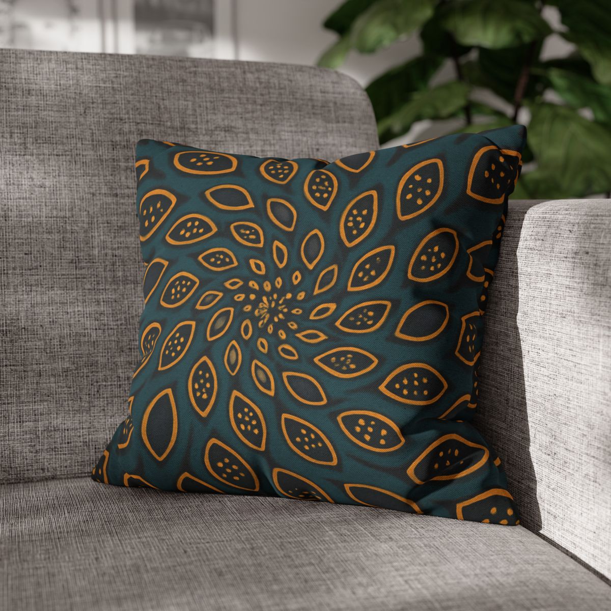 Spiral Seed Pod Array personalized pillow covers