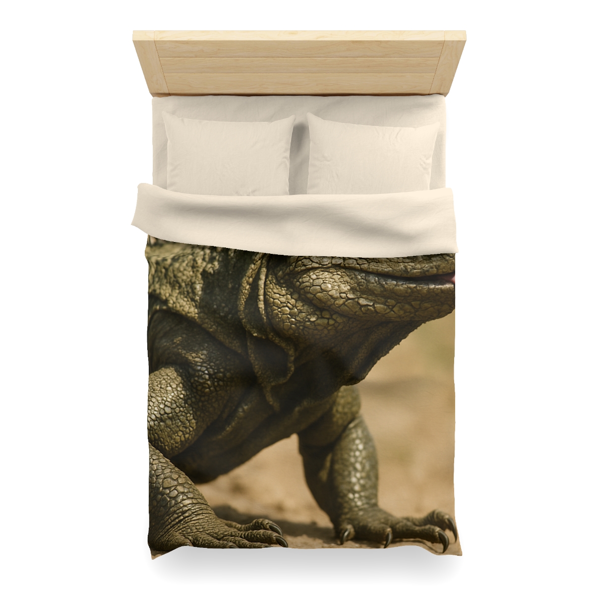 Ancient Sentinel Komodo Dragon stylish duvet covers
