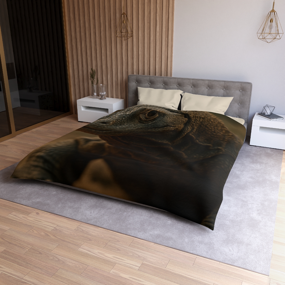 Ancient Sentinel Komodo Dragon warm winter duvets