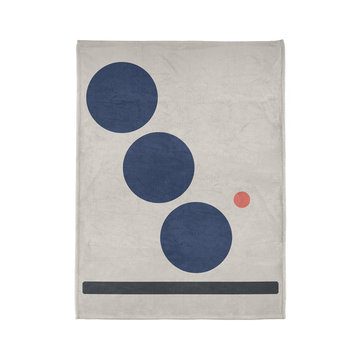 Stepped Circles And Side Bar stylish throw blankets