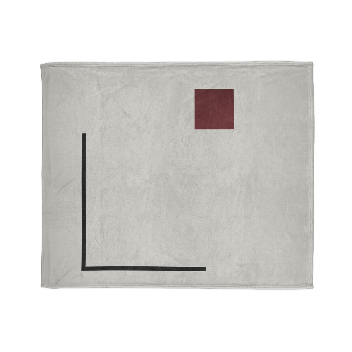 Corner Frame With Floating Square unique gift blankets