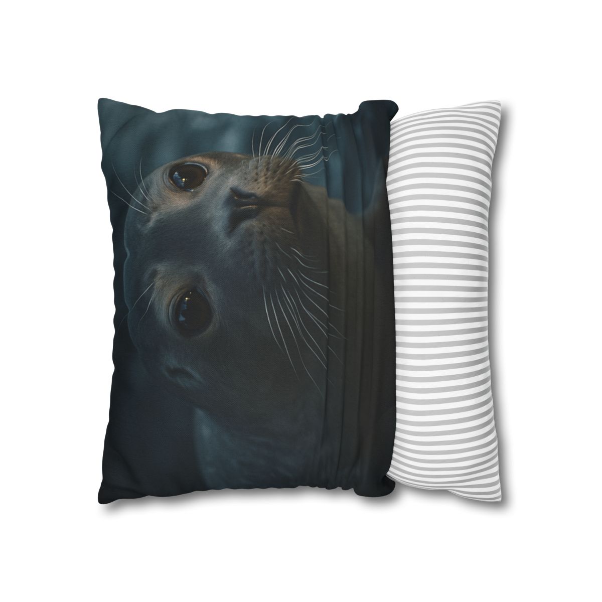 Moonlit Gaze Harbor Seal unique gift pillow cases