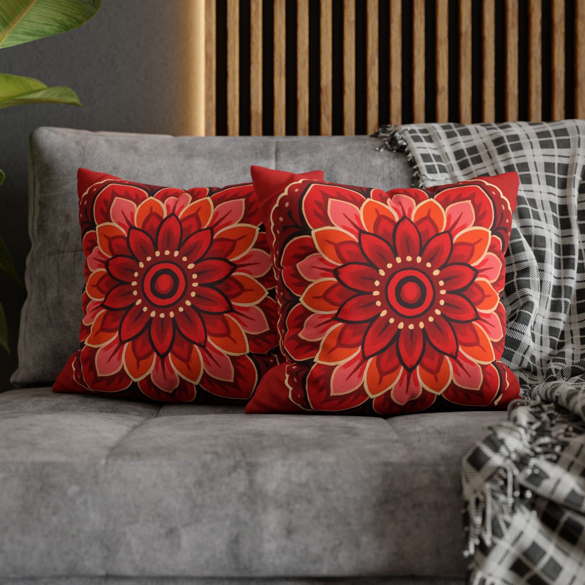 Bloom Burst Mandala trendy patterned pillow cases