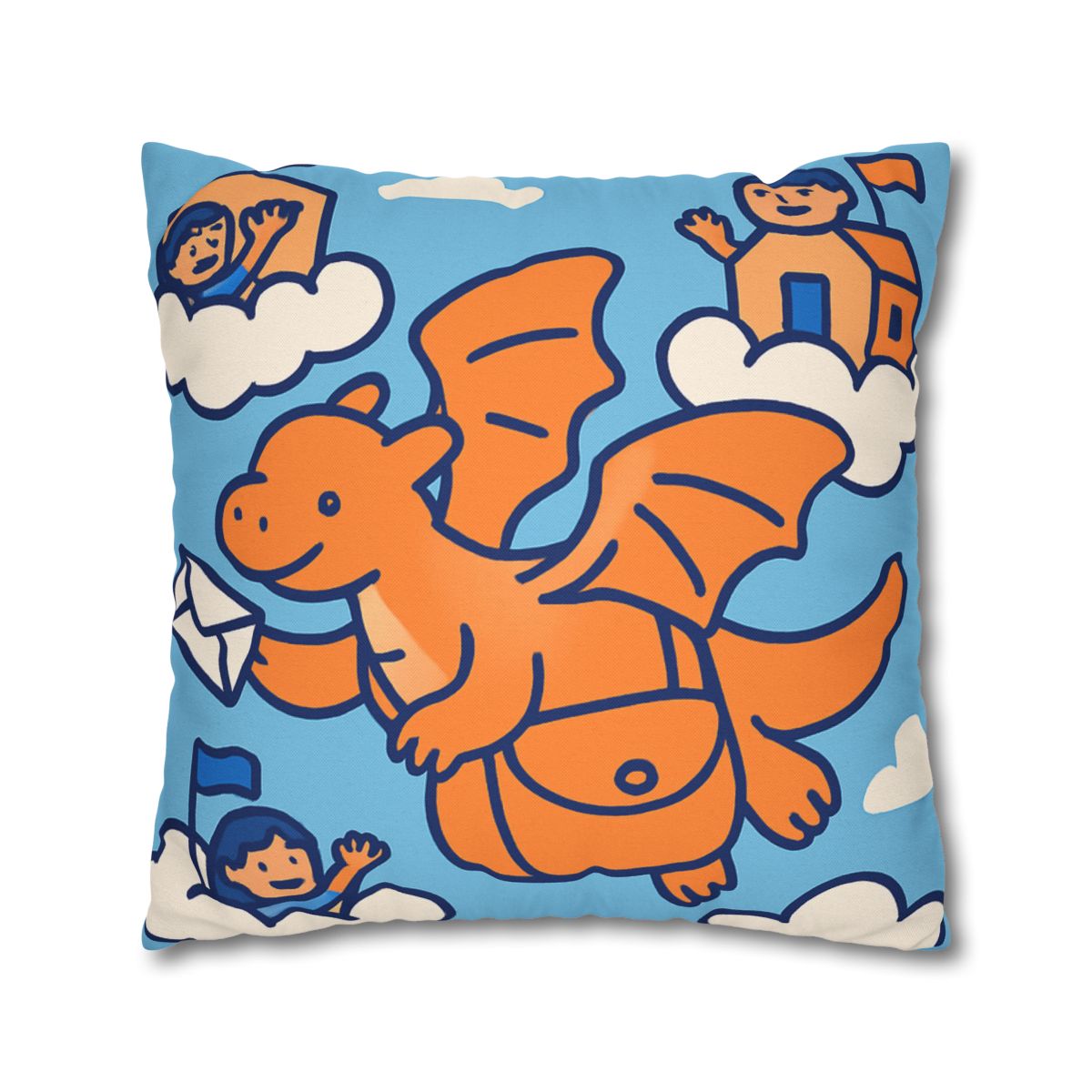 Cloud City Dragon Mail personalized pillow covers