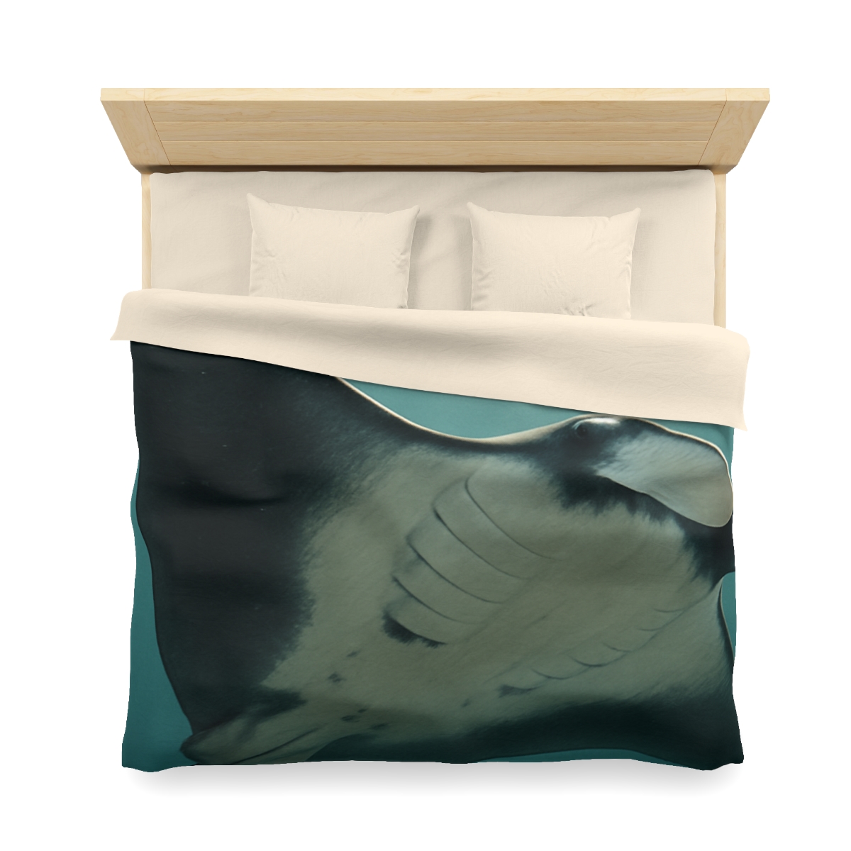 Silent Glide Giant Manta Ray custom duvets