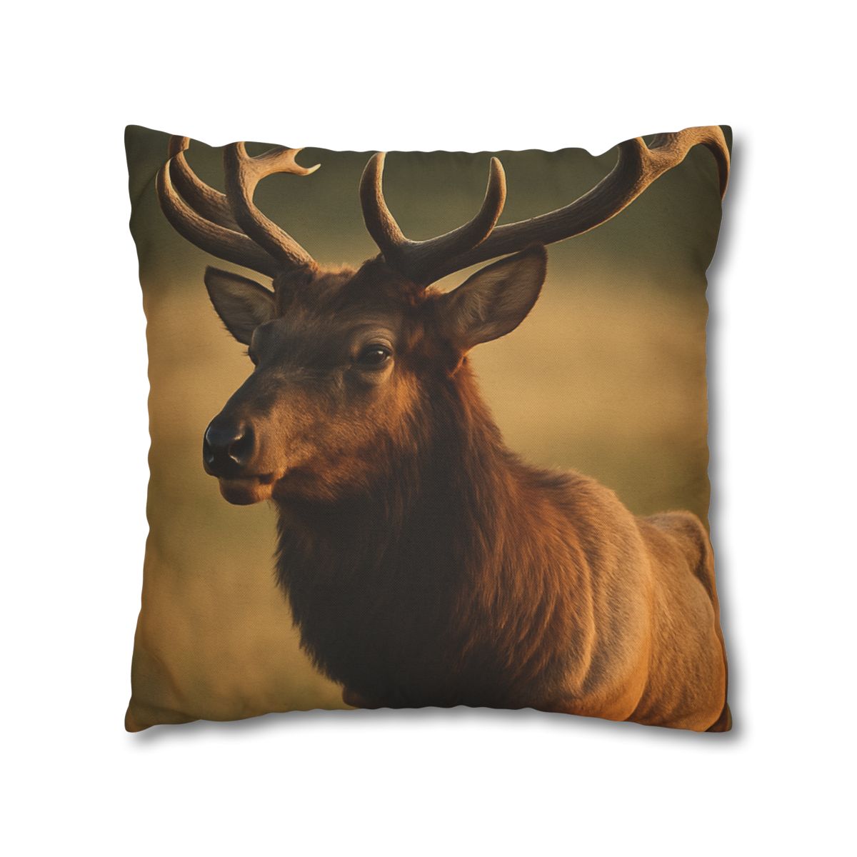 Antler Crown Mountain Elk soft cotton pillow cases