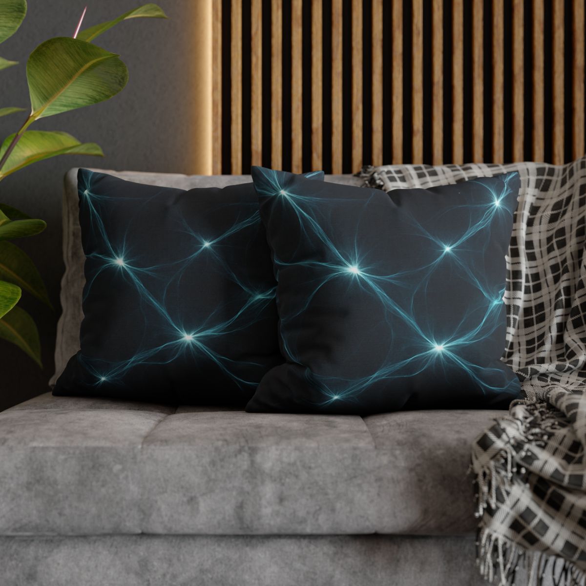 Cosmic Silk Filament Tapestry soft cotton pillow cases