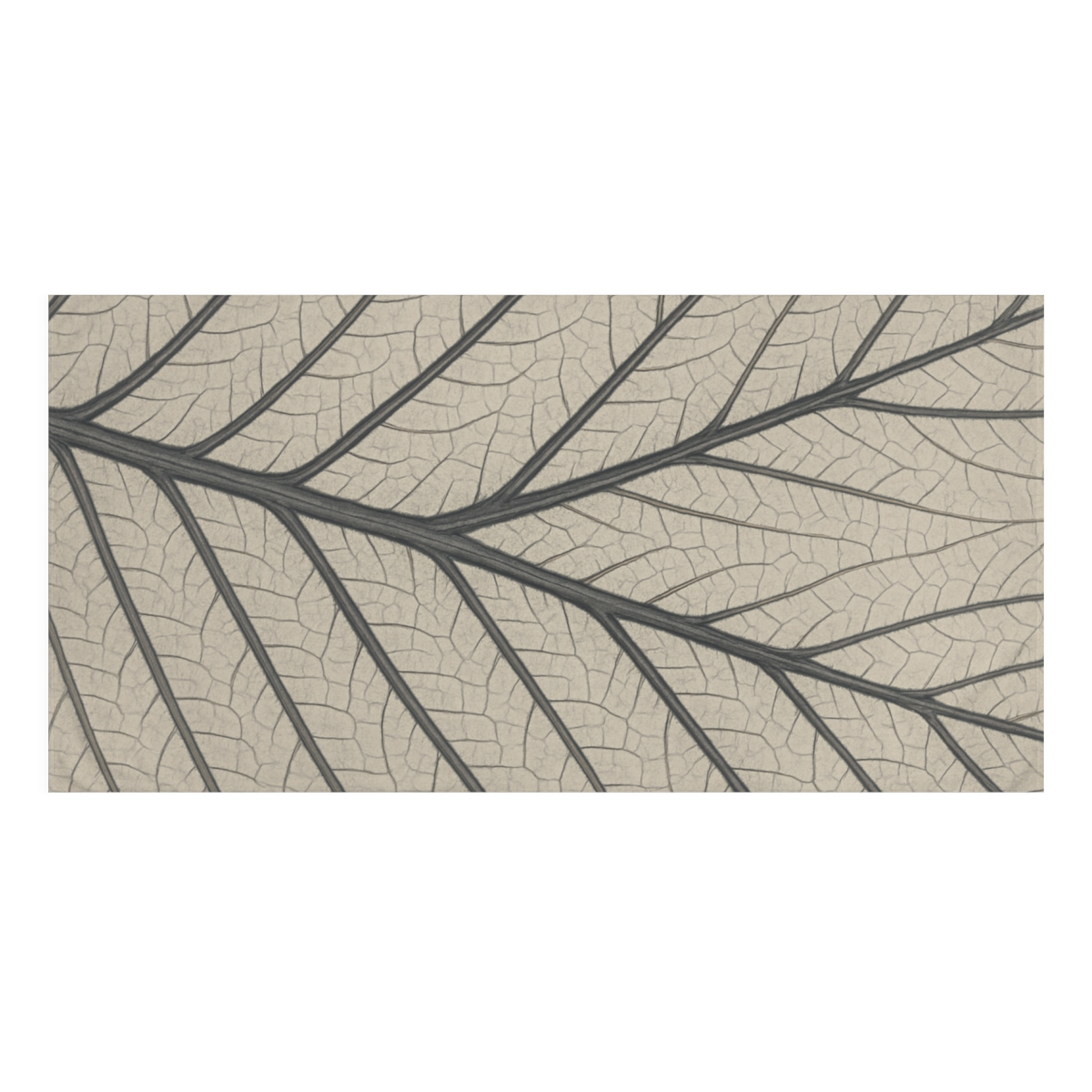 Leaf Vein Lacework Design custom towels