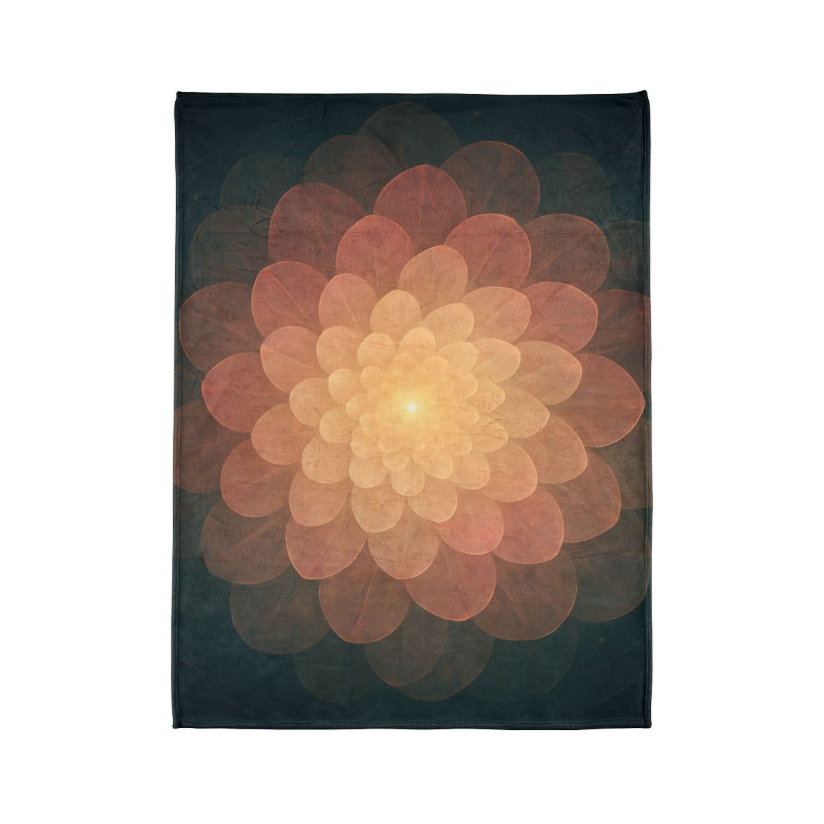 Celestial Petal Halo soft fleece blankets
