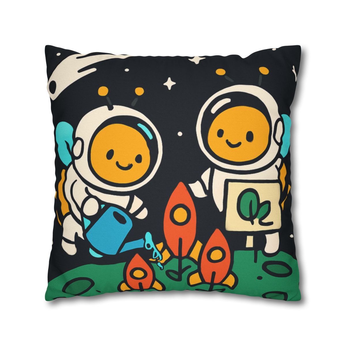 Rocket Garden Of The Bumblebee Astronauts comfortable bedding pillow covers