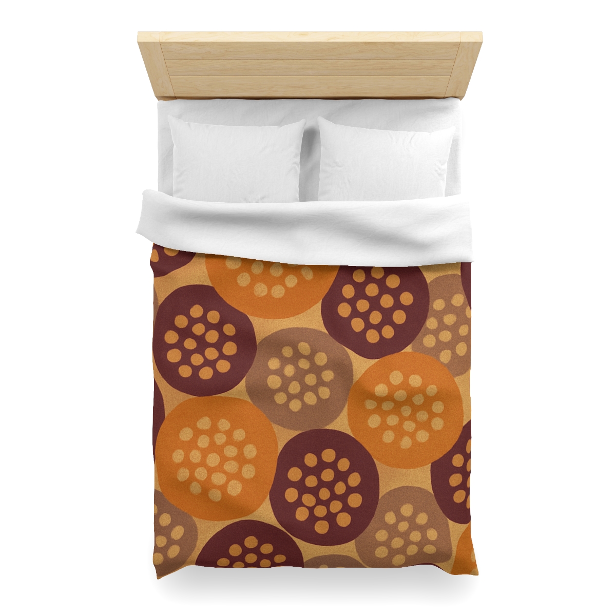 Seed Pod Cluster Mosaic designer printed duvets