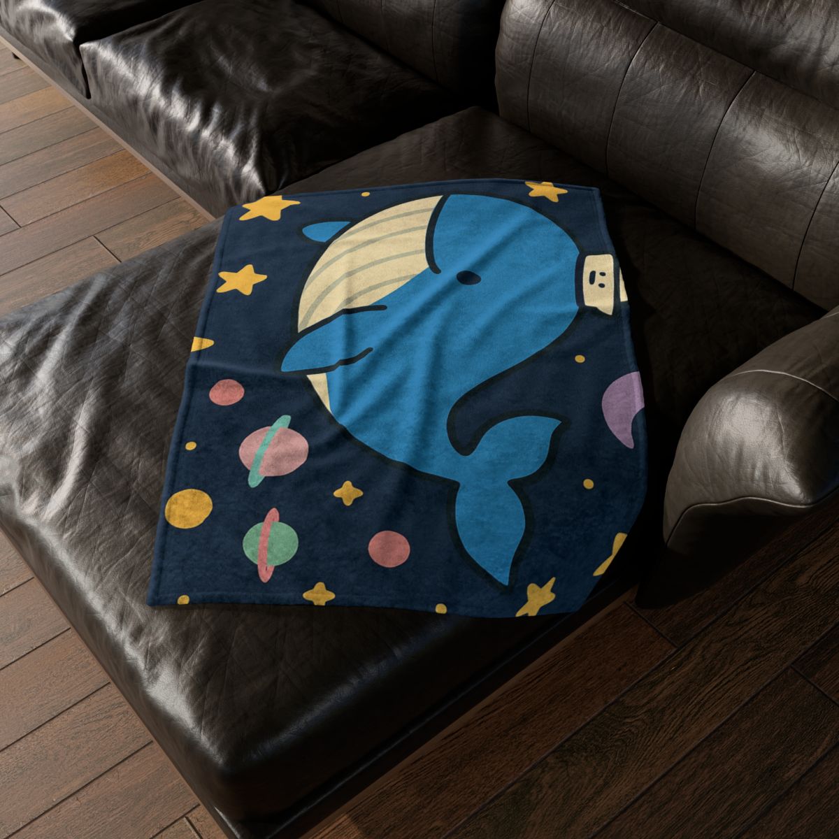Starry Whale Adventure unique gift blanketscustom blankets