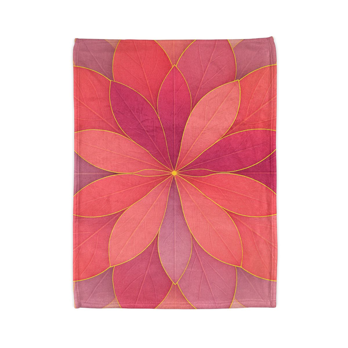 Petal Prism Overlap warm winter blankets
