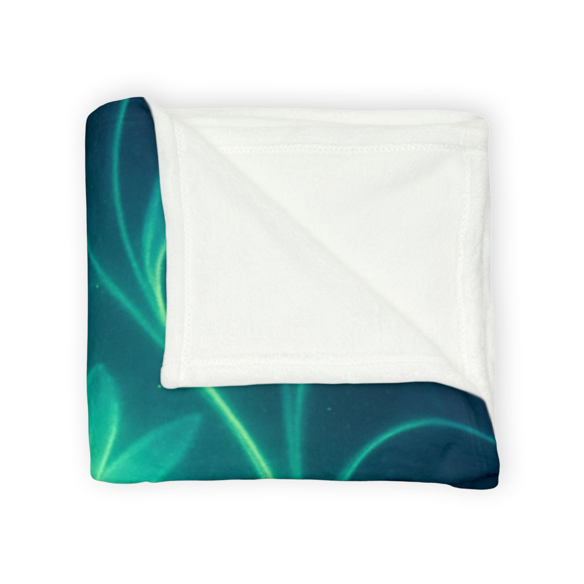 Vine Curl Aurora Lattice soft fleece blankets