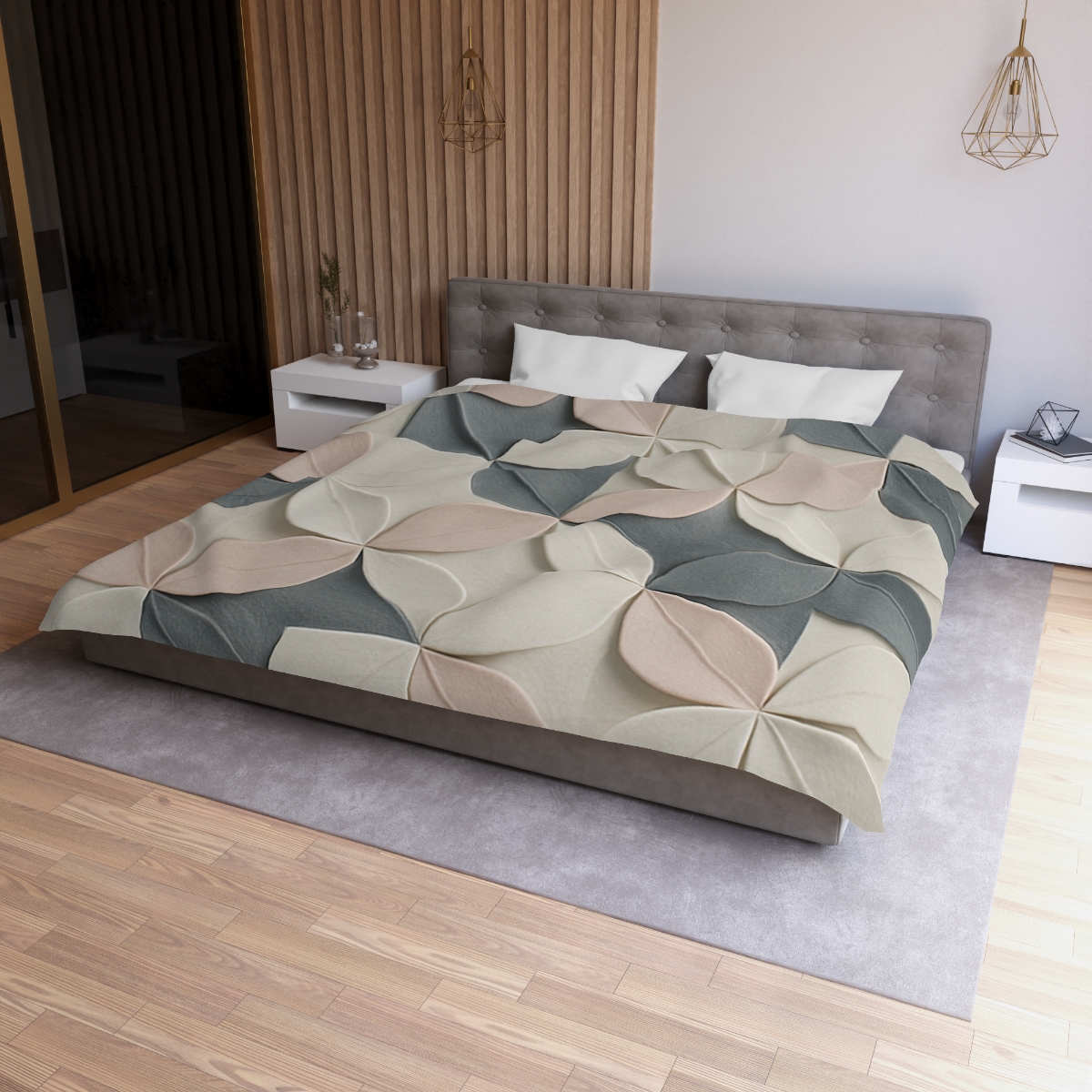 Blossom Fold Tessellation personalized bedding duvets