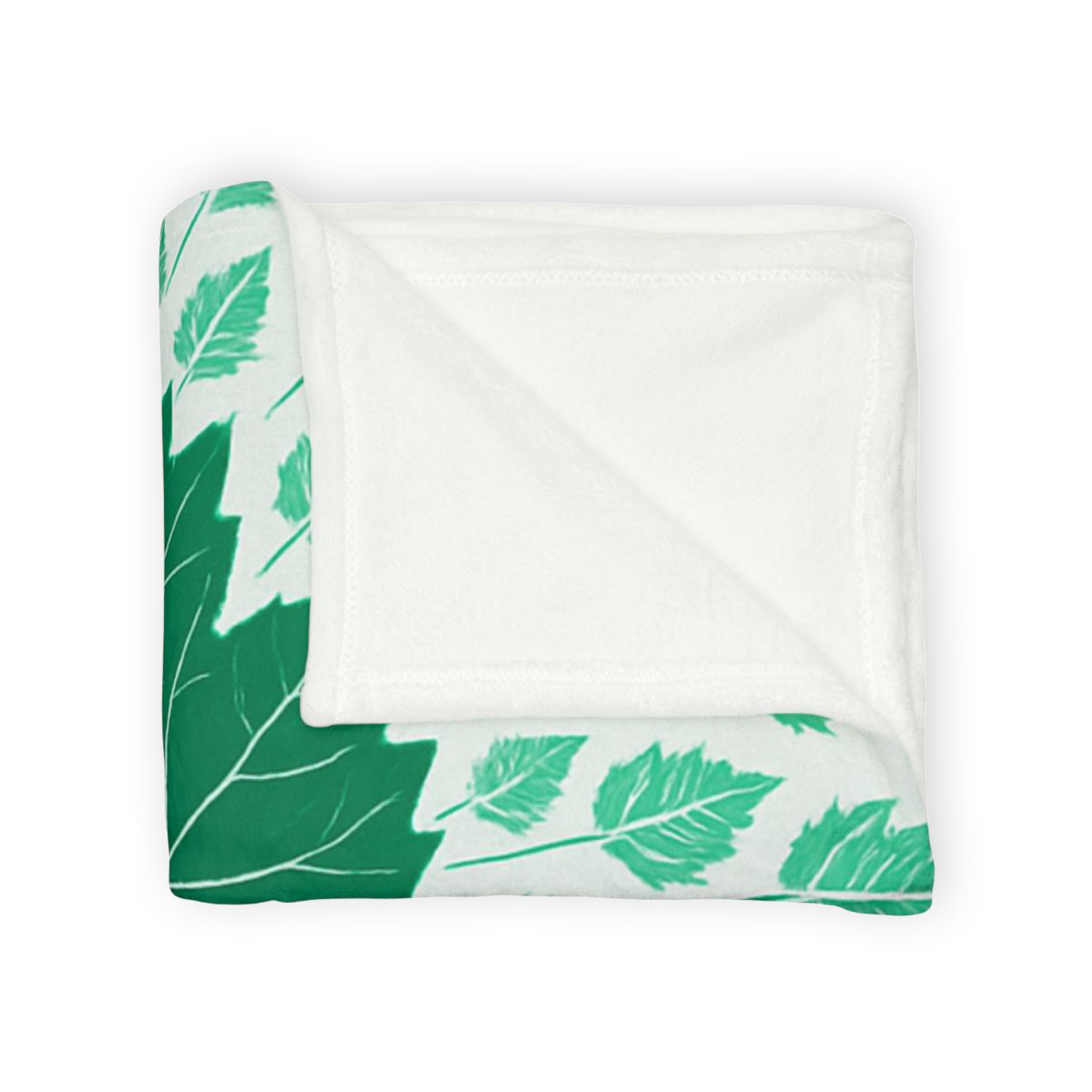 Fractal Leaf Radiance custom blankets