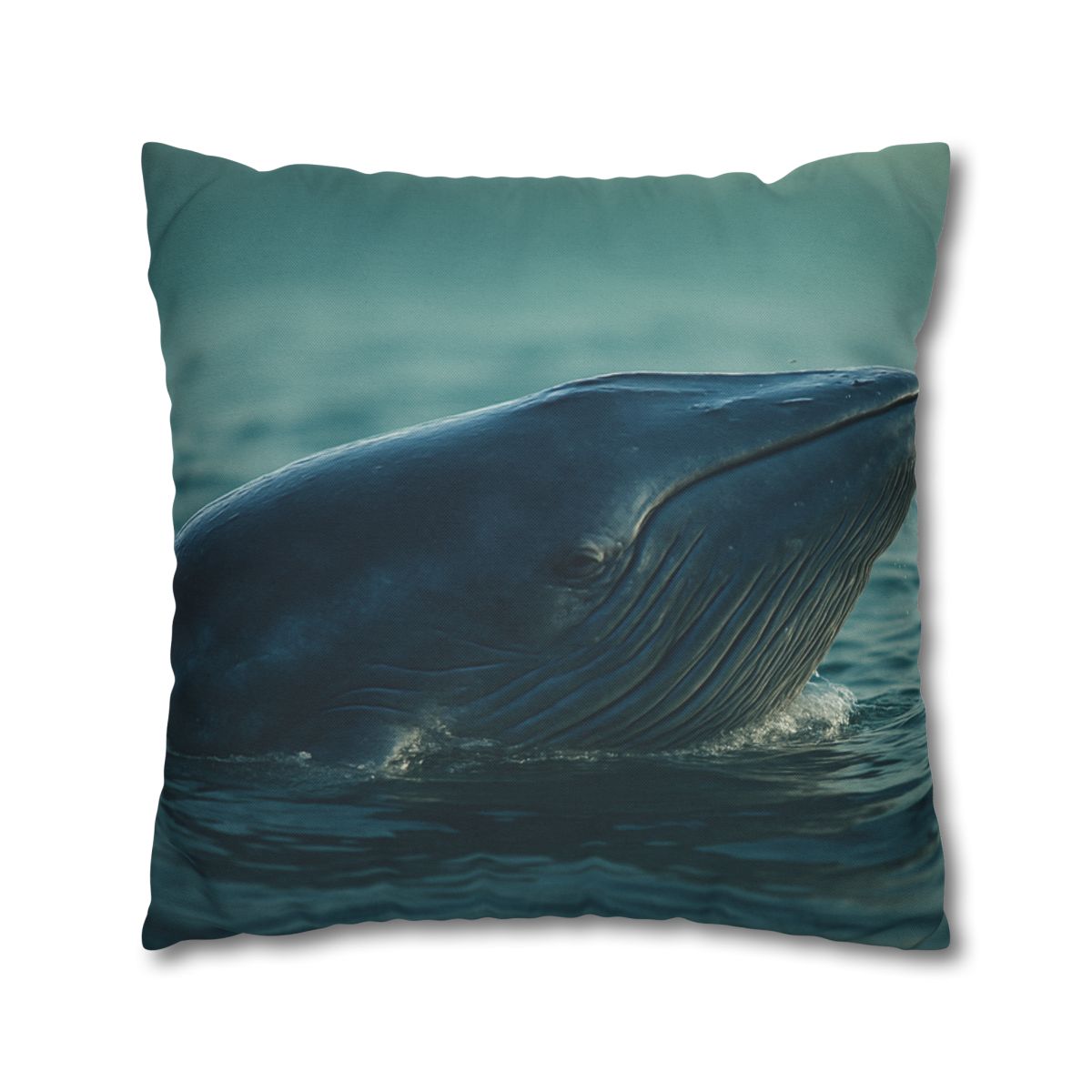 Ocean Song Blue Whale custom pillow cases