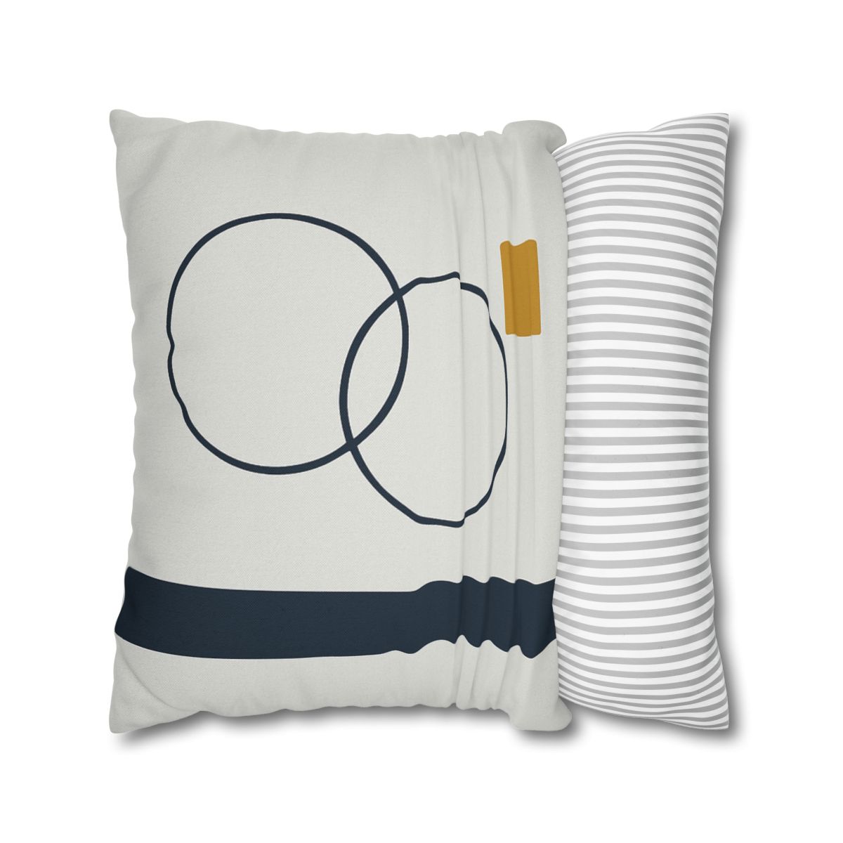 Staggered Rings With Anchored Column custom pillow cases