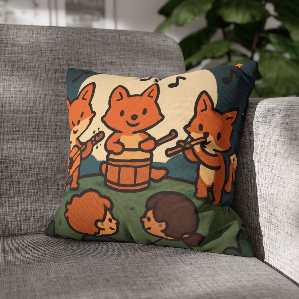 Moonlight Music Fox Band custom pillow cases