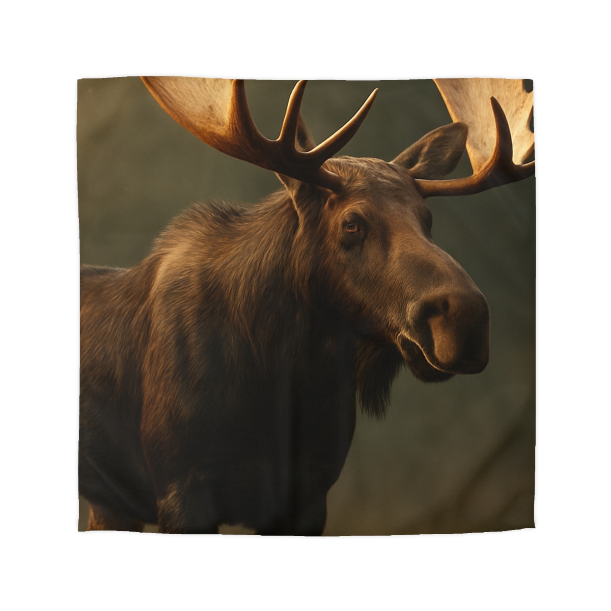 Starlit Crown Moose designer printed duvets