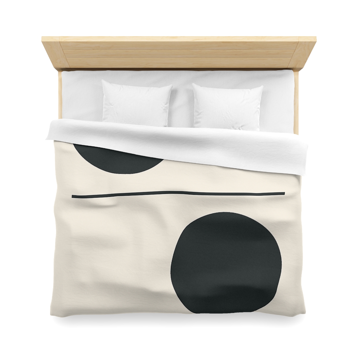 Offset Circle Bar Pairing soft comforter duvets