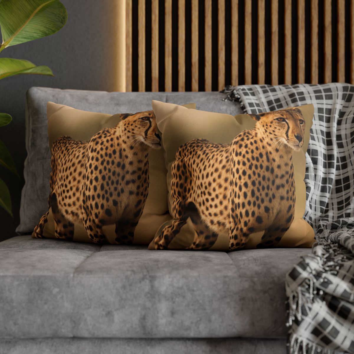 Wind Trace Cheetah trendy patterned pillow cases