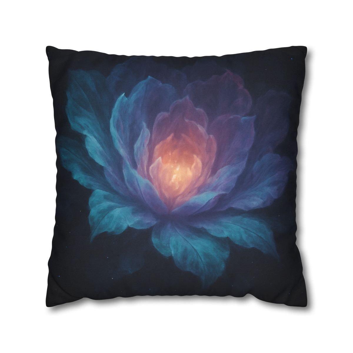 Prismatic Void Bloom comfortable bedding pillow covers