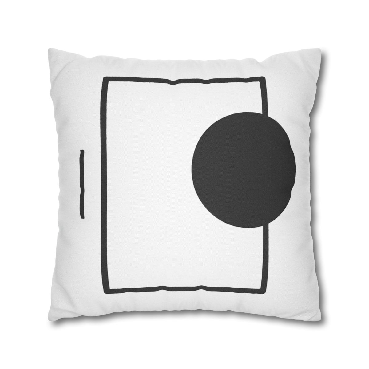 Minimal Eclipse Frame Trio custom pillow cases