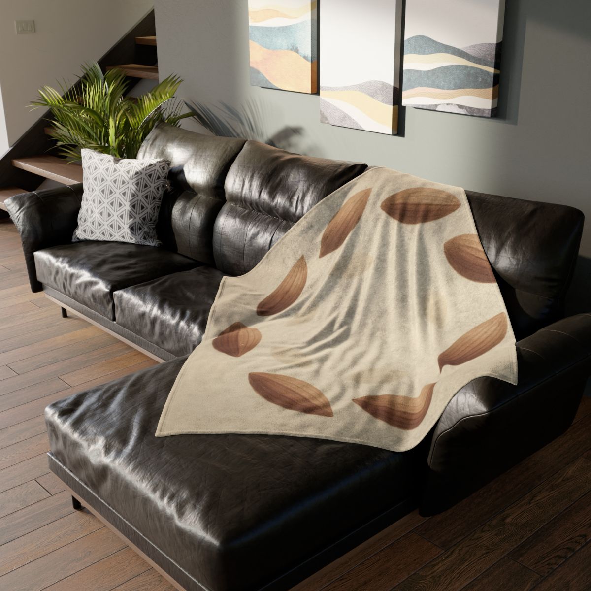 Seed Halo Cluster designer printed blankets